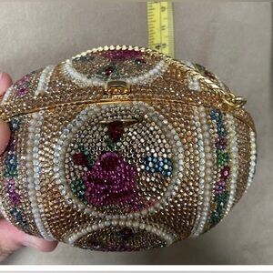 Judith Leiber crystal embedded evening bag